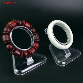 Byce&gt; ใหม่ ชั้นวางเครื่องประดับ สร้อยข้อมือ กําไลข้อมือ ทรงสามเหลี่ยม แบบใส 1 ชิ้น