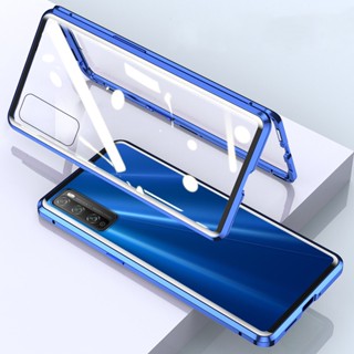 Samsung Galaxy S23 Ultra S23 Plus Magnetic Phone Case Double Sided Tempered Glass Magnet Metal Flip Hard Front and Back 360 Degree Case