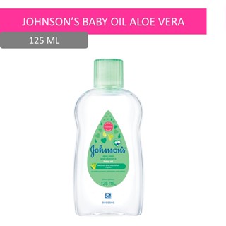 จอห์นสันเบบี้ออยล์อโลเวร่าวิตามินอี125มลOHNSON BABY OIL ALOEVELA VITAMIN E 125 ML.