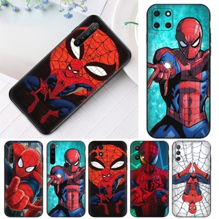 เคสโทรศัพท์มือถือ ซิลิโคนนุ่ม TPU ลายสไปเดอร์แมน สําหรับ Realme 2 3 Pro 5i 5S 5 Pro 6i 6 Pro 7i 7 Pro