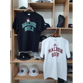 เสื้อยืดแขนสั้น คอกลม พิมพ์ลาย Malbon Golf สําหรับผู้ชาย และผู้หญิง