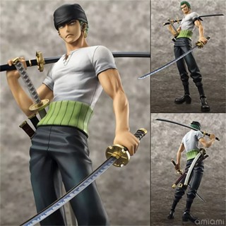 โมเดลฟิกเกอร์ One Piece POP Tenth Anniversary Edition Zoro Two Years Ago ขนาด 23 ซม. ของเล่นสําหรับเด็ก