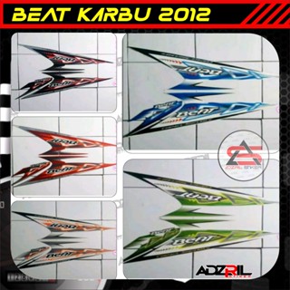 สติกเกอร์ติดขอบ แบบมาตรฐาน คุณภาพดี จากโรงงาน สําหรับ Honda BEAT KARBU 2012