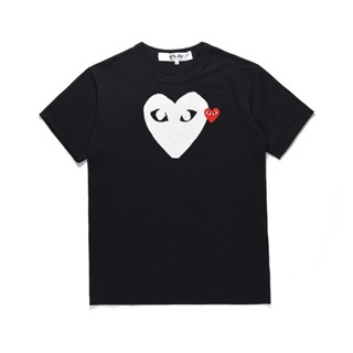 เสื้อยืดแขนสั้น พิมพ์ลาย PLAY COMME DES GARCONS REI KAWAKUBO แฟชั่นสําหรับผู้ชาย และผู้หญิง