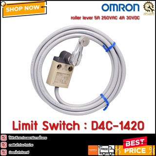 Limit Switch OMRON D4C-1420 ,สายยาว 2m