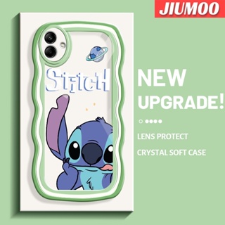 เคสโทรศัพท์มือถือแบบนิ่ม ใส กันกระแทก ลายการ์ตูน Stitch น่ารัก หลากสี สําหรับ Samsung A04 A04E