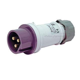 "DAKO Plug" LVN 013 เพาเวอร์ปลั๊กตัวผู้กลางทาง แรงดันต่ำ 3P 16A 20-25V IP44