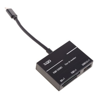 Rr อะแดปเตอร์การ์ดรีดเดอร์ Type C USB 3 0 XQD XQD SD แบบพกพา สําหรับแล็ปท็อป Windows