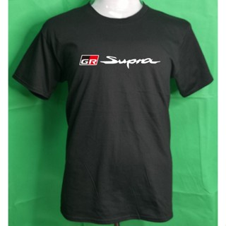 เสื้อยืด ผ้าฝ้าย ไมโครไฟเบอร์ พิมพ์ลาย GAZOO RACING SUPRA