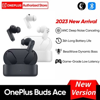 ใหม่ หูฟังเล่นเกม Oneplus Buds Ace TWS บลูทูธ 5.3 ตัดเสียงรบกวนลึก 36 ชั่วโมง สําหรับ Oneplus 11 Ace 2 10Pro 2023