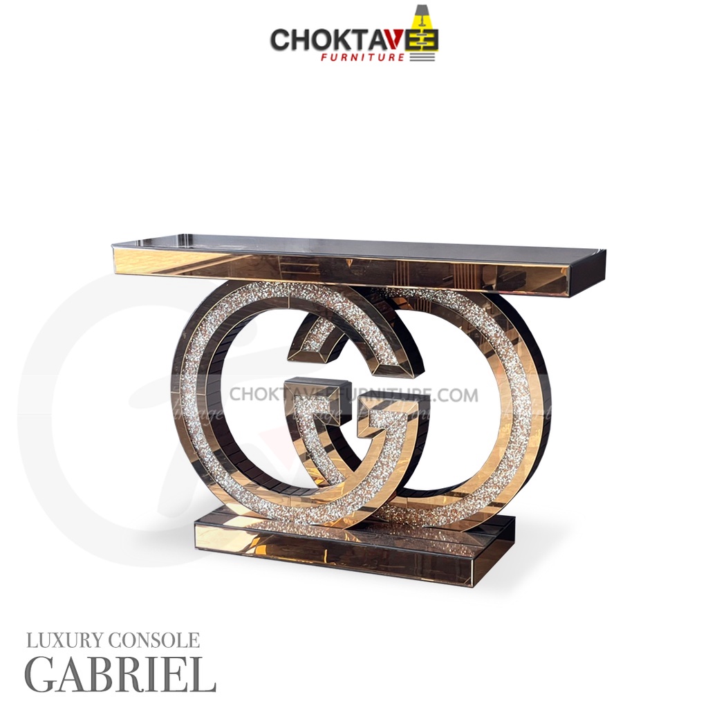 โต๊ะคอลโซล กระจก 120 cm. (MIRROR Series) รุ่น TMP-72125 [Trio Collection]