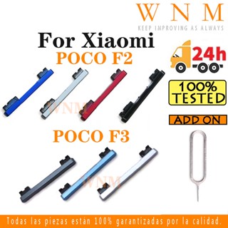 ปุ่มปรับระดับเสียง ปุ่มเปิดปิดด้านข้าง สําหรับ Xiaomi POCO F2 F3