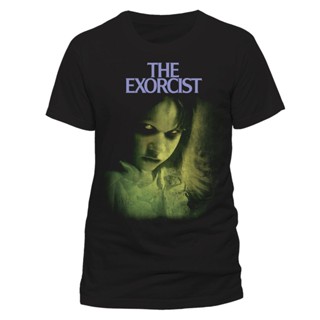 เสื้อยืด พิมพ์ลาย The Exorcist Green Regan Linda Blair KNfepo30CAilop14 ขนาดเล็ก สไตล์คลาสสิก ไม่ซ้ําใคร สําหรับผู้ชาย