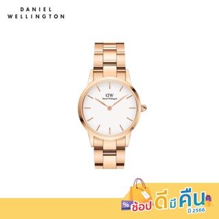 Daniel Wellington นาฬิกาข้อมือ Iconic Link RG White 28มม สีโรสโกลด์