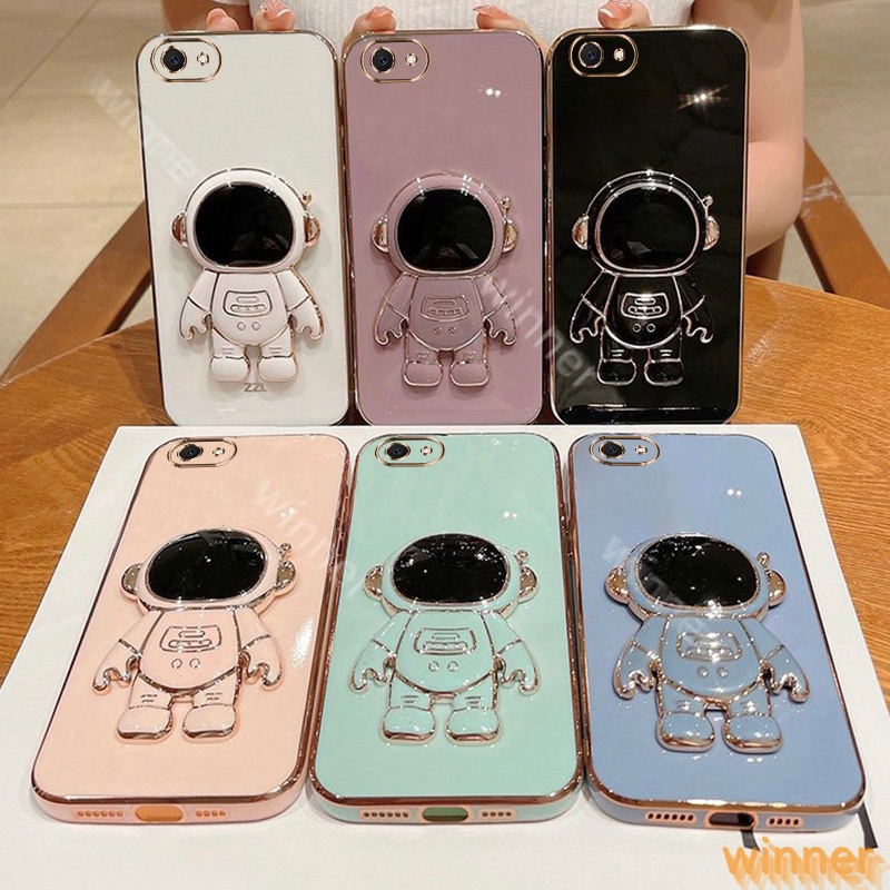 เคส VIVO Y71 โทรศัพท์มือถือ ลายนักบินอวกาศ พร้อมขาตั้ง สําหรับ 1YHY