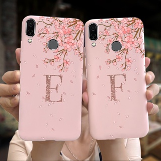 เคสโทรศัพท์มือถือ ซิลิโคนนิ่ม ลายดอกไม้ สีชมพู สําหรับ Huawei Y6 Prime 2019 Y6 (2019) Y6 Pro 2019 MRD-LX1 LX3 MRD-LX2