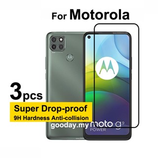 กระจกนิรภัยกันรอยหน้าจอ MOTO G9 สําหรับ Motorola MOTO G9 Power G9 Plus Play G Stylus 5G 2022 G32 G82 G62 5G G42 G52 G200 MOTO Edge 30 Neo 20 Pro Lite 5G 3 ชิ้น