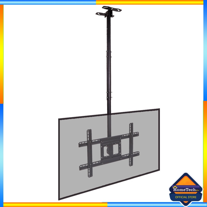 เพดาน TV Mount แขวนขยายปรับ Tilt Swivel TV Wall Mount โหลด TV Holder Bracket Gantung Siling 14 "-50"