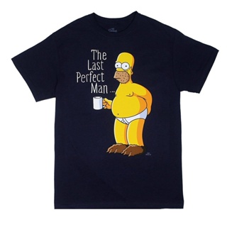 The Simpsons Homer The Last Perfect Man 100% Cotton Mens T-shirt Christmas Giftเสื้อยืดผู้หญิง_09