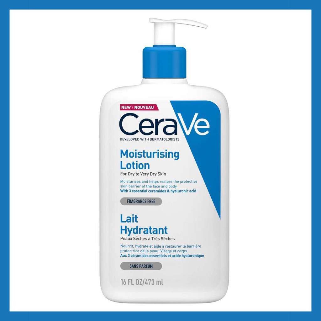 CeraVe Moisturizing Lotion Dry to Very Dry Skin 473ml - โลชั่นบำรุงผิวสำหรับคนผิวแห้ง