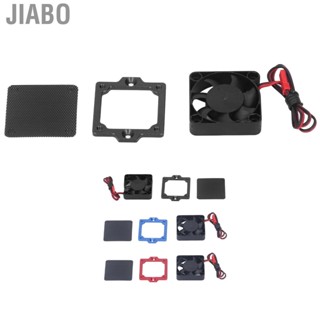 Jiabo RC Car ESC Cooling Fan DC 5V Plastic Aluminum Alloy Stable High Safety Heat Sink for Traxxas 1/10 Toy