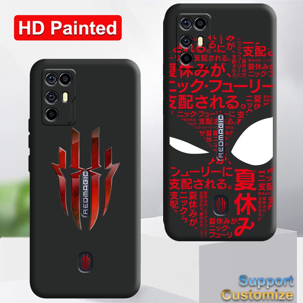 สําหรับ Red Magic 6R กรณี NX666J HD ทาสี Soft TPU Fundas สําหรับ Nubia Red Magic 6R ฝาครอบโทรศัพท์