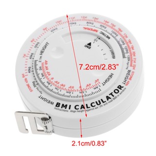 Pcf* BMI เทปวัดน้ําหนัก ยืดหดได้ 150 ซม.