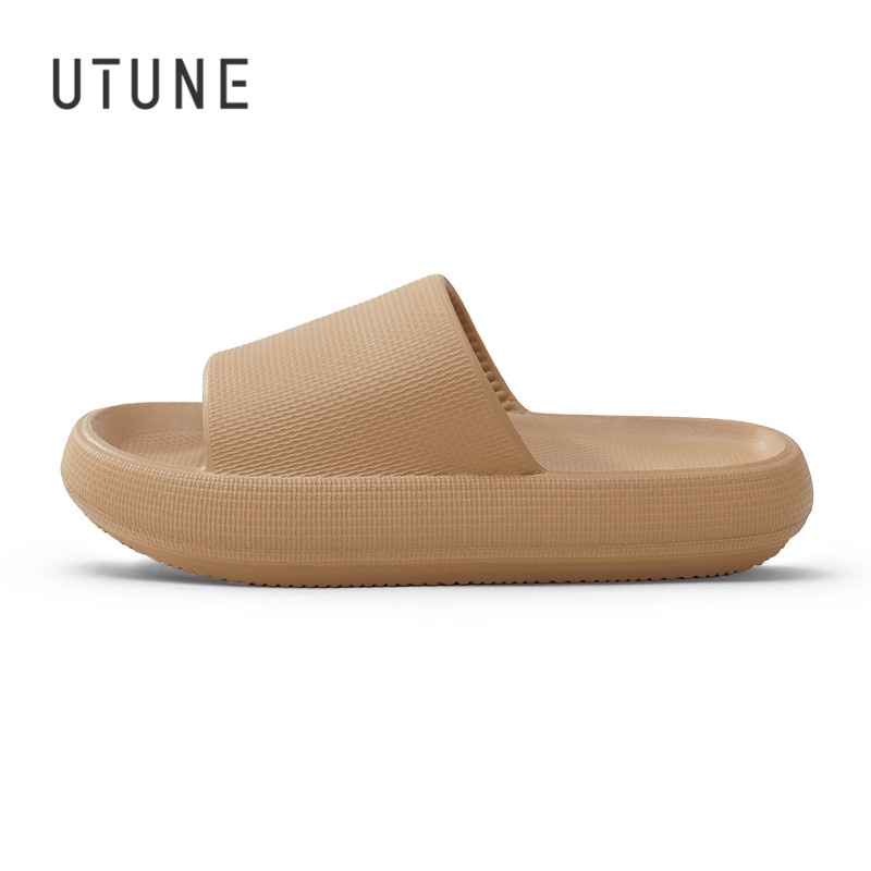 UTUNE รองเท้าแตะแพลตฟอร์ม EVA พื้นหนา 4.5 ซม. กันลื่น เหมาะกับฤดูร้อน สําหรับผู้ชาย