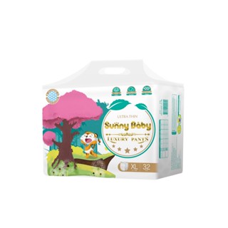 ซันนี่เบบี้ผ้าอ้อมลัคฌุริ แพ้นท์ XL 32SUNNY BABY DIAPER LUXURY PANTS XL 32