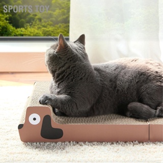 Sports Toy Cat Scratch Pad พับหนาความเครียดบรรเทา Corrugated Scratcher Mat สำหรับลูกแมวลูกสุนัข