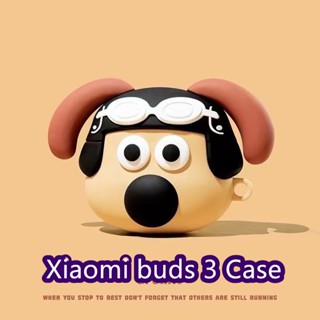 【จัดส่งรวดเร็ว】เคสหูฟัง แบบนิ่ม ลายการ์ตูน สีพื้น สําหรับ Xiaomi buds 3