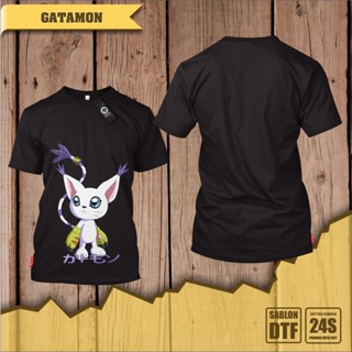 T-shirt Digimon Sablon DTF Cotton Combed24s Distro For Adult Women_08