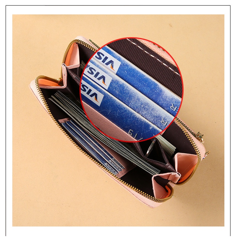 กระเป๋าสตางค์ สะพายไหล่ แบบใส ขนาดเล็ก หน้าจอสัมผัส ใส่โทรศัพท์มือถือได้ - รูปที่ 3