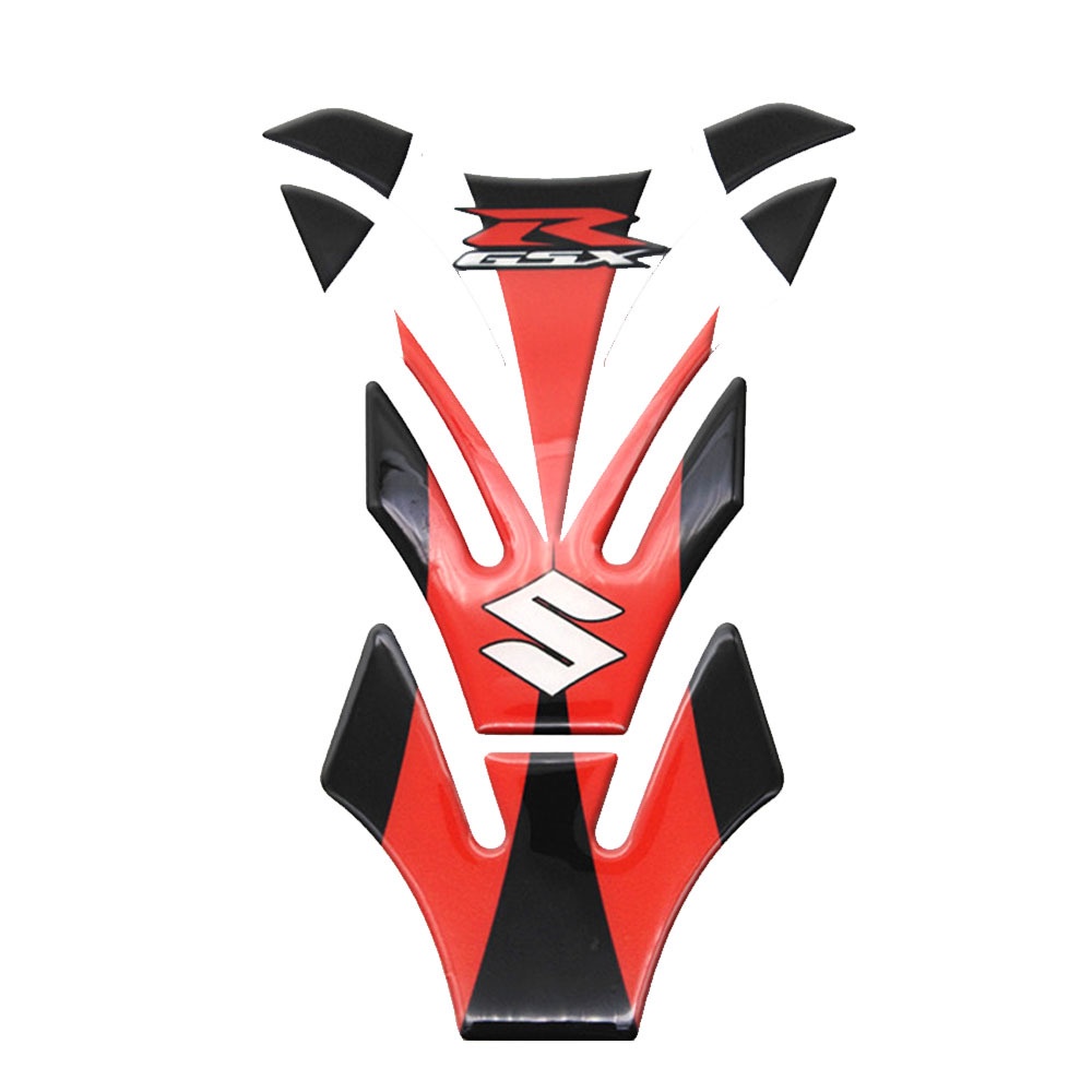 LCKXOALL รถจักรยานยนต์ปลากระดูกถัง Pad สติกเกอร์สําหรับ Suzuki GSXR 600 750 1000 GSXR600 GSXR750 GSX