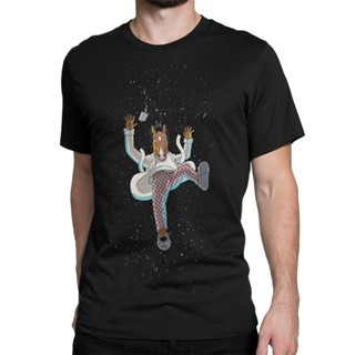 Bojack Horseman Falling In Space High Quality Cotton T Shirt New Arrival Fashion Gildan Short Sleeve_02