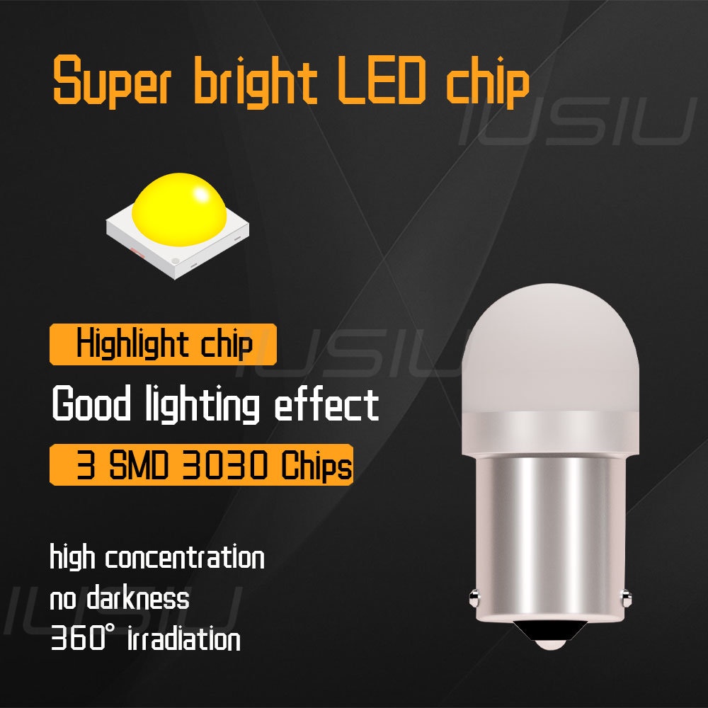 Iusiu 2PCS 1156 1157 ไฟเบรค LED BA15S BAU15S BAY15D ย้อนกลับ T5 T10 T20 LED 7443 7440 P21W PY21W W21W W5W W3W P2W P21W 12V DRL - รูปที่ 7