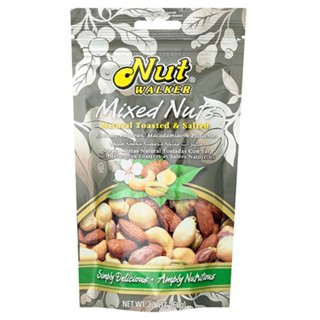 นัทวอล์คเกอร์ NUT มิกซ์นัตเนเชอรัล 60ก.WALKER MIXED NUTSNATURALSALTED60G