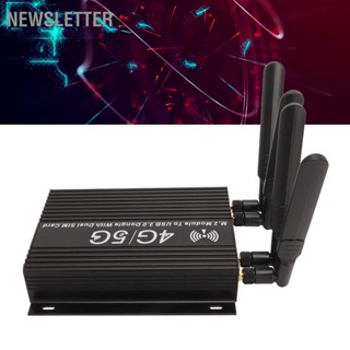 Newsletter โมดูล NGFF M.2 4G 5G เป็น USB3.0 Adapter พร้อมพัดลมระบายความร้อน Dual SIM Card Slot High Gain Antenna แหล่งจ่ายไฟเสริม