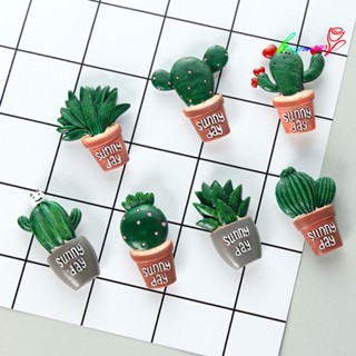 【AG】Lovely Cactus Succulent Plants Fridge ic Refrigerator Sticker