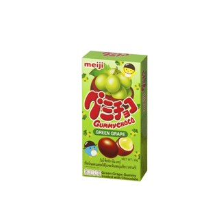 เมจิกัมมี่ เกรป ช็อกโก กรีน30 กรัมMEIJI GUMMYCHOCOGREENGRAPE30G.