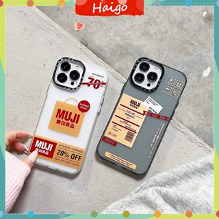 เคสโทรศัพท์มือถือ พลาสติกแข็ง ลายโลโก้ แฟชั่น สําหรับ iPhone14 13 12 Mini 11 PRO MAX 6 6s 7 8plus SE2 X XS XR XSMAX #Hg5724