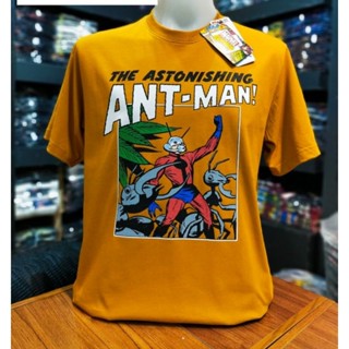 เสื้อยืดMarvel ลิขสิทธิ์แท้ ลายAnt Man สีเหลือง (MVX-368)_11