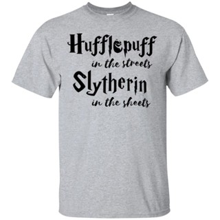 Printed Men T Shirt Cotton tshirt Hufflepuff Streets O-Neck Short-Sleeve T-Shirt tops tee_12