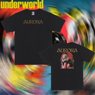 ย้อนยุคเสื้อยืด ลาย Aurora God Can Touch สไตล์วินเทจS-5XL