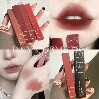 D&amp;y SUSU SKY ลิปสติก เนื้อแมตต์กํามะหยี่ ธรรมชาติ สีนู้ด สีแดงเข้ม ลิปสติก ลิปแมตต์ กันน้ํา ติดทนนาน ลิปทินท์เกาหลี ริมฝีปาก เครื่องสําอางแต่งหน้า