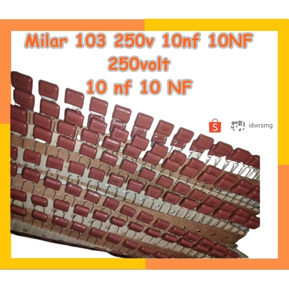 Milar 103 250v 10nf 10NF 250volt 10 nf 10 NF
