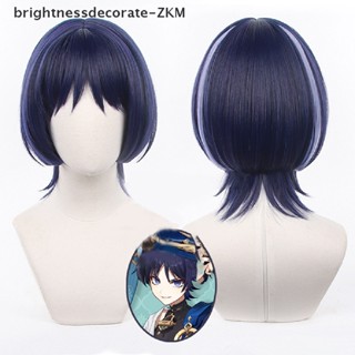 [Brightdecorate] Genshin Impact Scaramouche วิกผมคอสเพลย์ ทนความร้อน