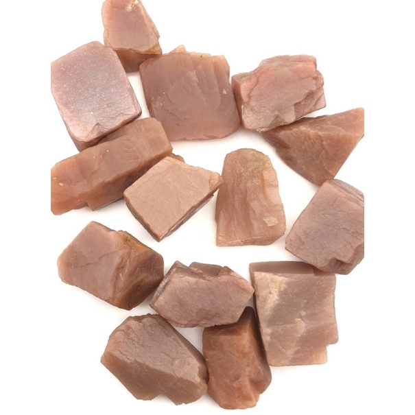 1 Piece Natural Brown Peach Moonstone Rough Raw For meditation and making jewelry