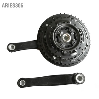 Aries306 26 นิ้ว 42T 3 Chip Mountain Bike Crankset Disc ลดน้ำหนักจักรยาน Sprocket Rhombus Hole Crank