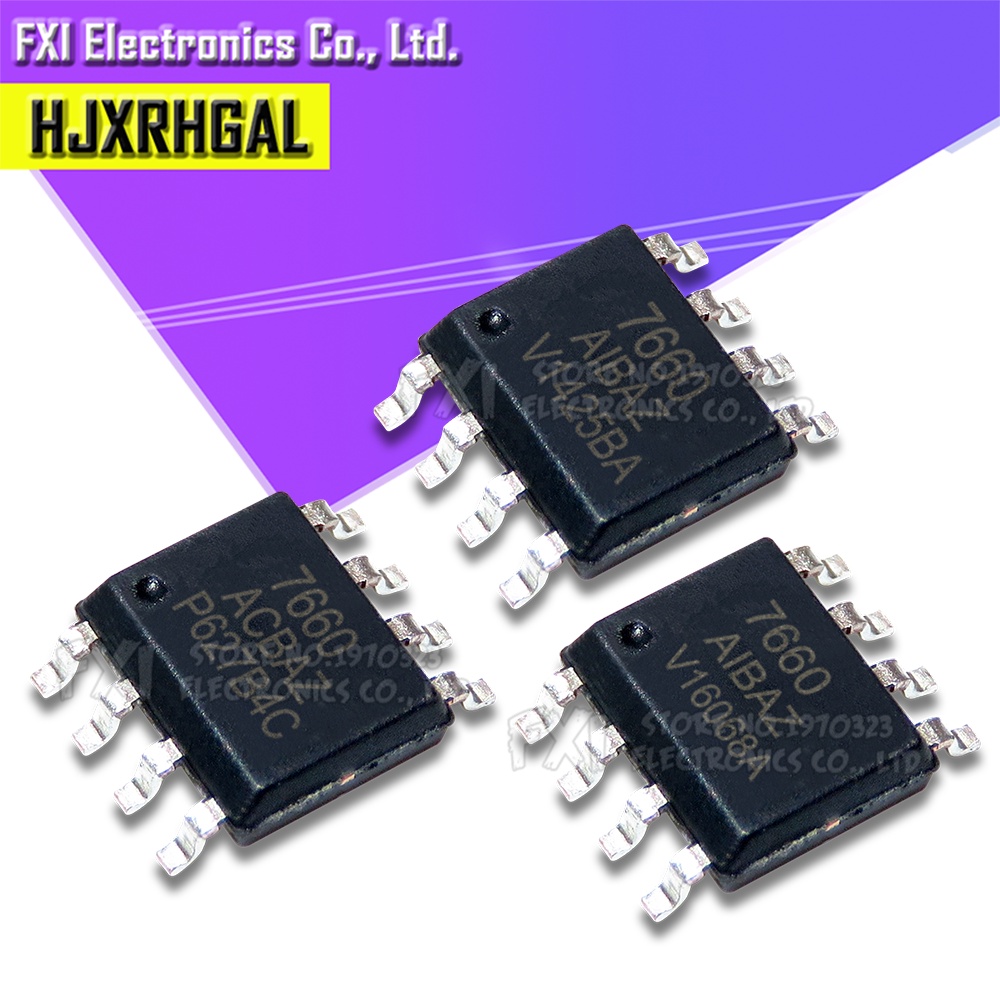 วงจรรวม ICL7660AIBAZ ICL7660AIBA SOP8 SOP ICL7660 ICL7660ACBAZ ICL7660A ICL7660SCBAZ ICL7660S 10 ชิ้